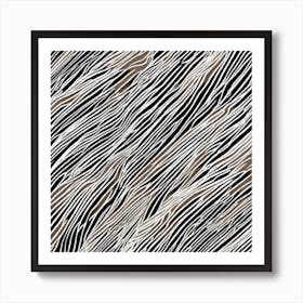 Zebra Stripes 1 Art Print