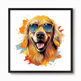 Golden Retriever Art Print