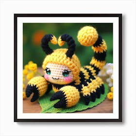 Amigurumi, scorpion 1 Art Print