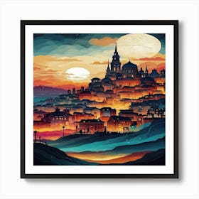 High Quality Beautiful And Fantastically De 0 Transformed Art Print