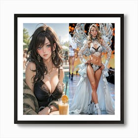 Victoria'S Secret Angel Art Print