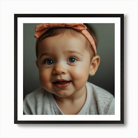 Default Trendy Baby Hapiness Drawing 1 Art Print