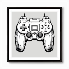 Video Game Controller 4 Art Print