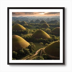 Chocolate Hills 1 Art Print