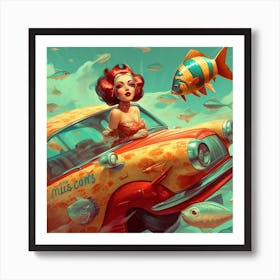 Sexy Fish Art Print