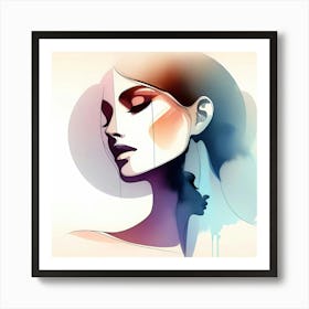 Portrait Of A Woman 16 Art Print