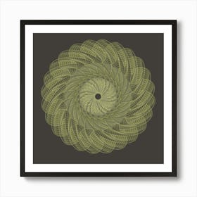 Spirographica in D Minor Art Print