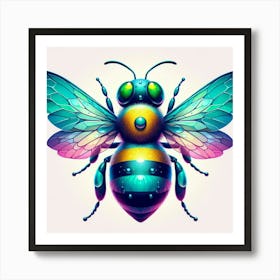 Bee Illustration 2 Art Print