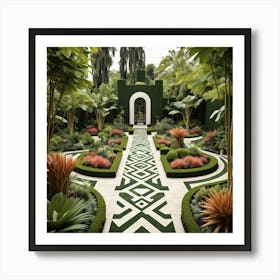 Tropical Garden 3 Art Print