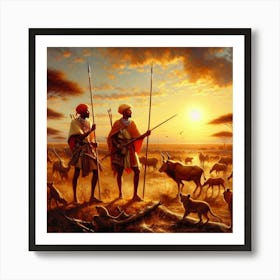 African Savannah Art Print