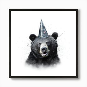 Birthday Bear 1 Art Print