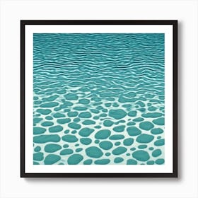 Realistic Water Flat Surface For Background Use (5) Art Print
