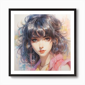 Kawaii Girl Art Print