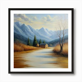 House By The River Art Print