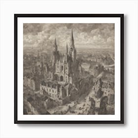 View Of London Art Print