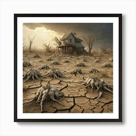 House In The Desert 4 Art Print