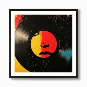 Vinyl Pop Art 1 Art Print