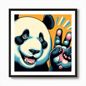 Panda Bear 9 Art Print