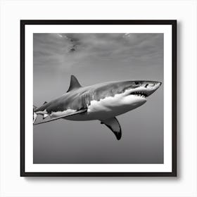 Great White Shark Art Print