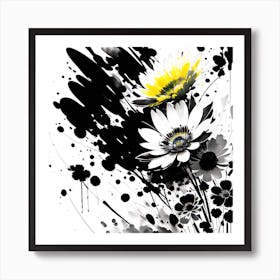 Abstract Of Flowers Art Print