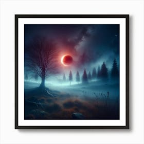 Eclipsing Sun Art Print