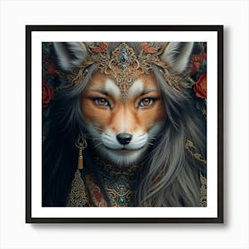 Transformation of the Fox Demon Art Print