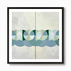 A Beautifully Crafted Minimalist Painting Featu (2) Art Print