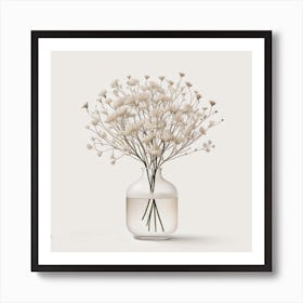 A Vase of Flowers Art Print