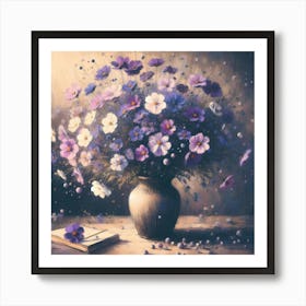 Flowers In A Vase 24 Art Print