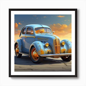 Vintage Car Art Print