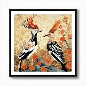 Bird In Nature Hoopoe 1 Art Print