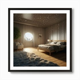Default A Realistic Image Of A Modern Bedroom At Daylight With 0 5a5524d2 689a 4e0c 883b 817d0fad74b2 0 Art Print