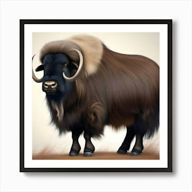 MUSK OX Art Print