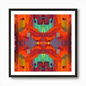 Panting Abstrat Symitric Art Print