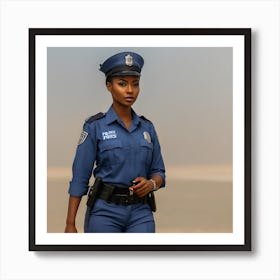 Officer X4 Fast Art Print