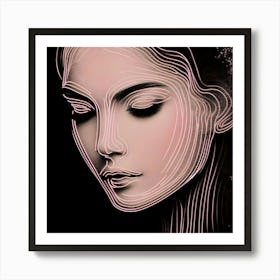 Portrait Of A Woman 42 Art Print