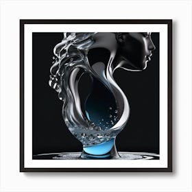 Water Splash 1 Art Print