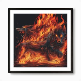 Fire Art Print