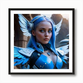 Blue Angel Art Print