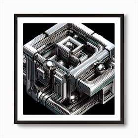 Metal, Abstract 2 Art Print