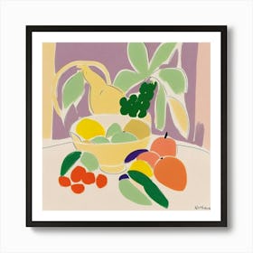 Fruit Bowl 1 Art Print