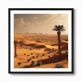 Desert - Desert Stock Videos & Royalty-Free Footage 2 Art Print