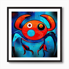 Crab Abstract 2 Art Print
