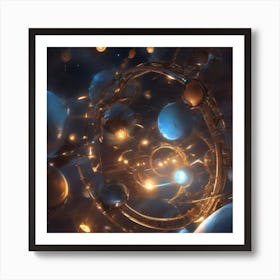 Birth of time Art Print