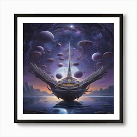 Spaceship 1 Art Print