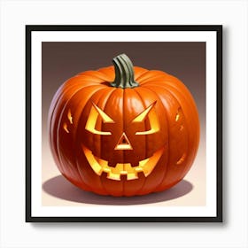 Halloween Pumpkin Carving Art Print