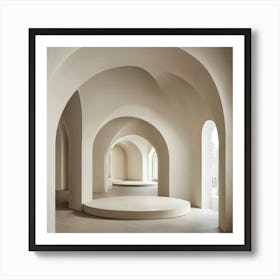 Arches In A Room 3 Art Print