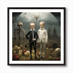 'The Skeletons' 1 Art Print