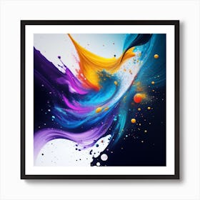 Abstract Painting 17 Art Print