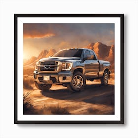 Gmc Sierra S10 Art Print